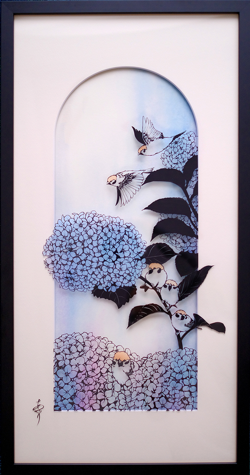 「雨降花の窓」2025年