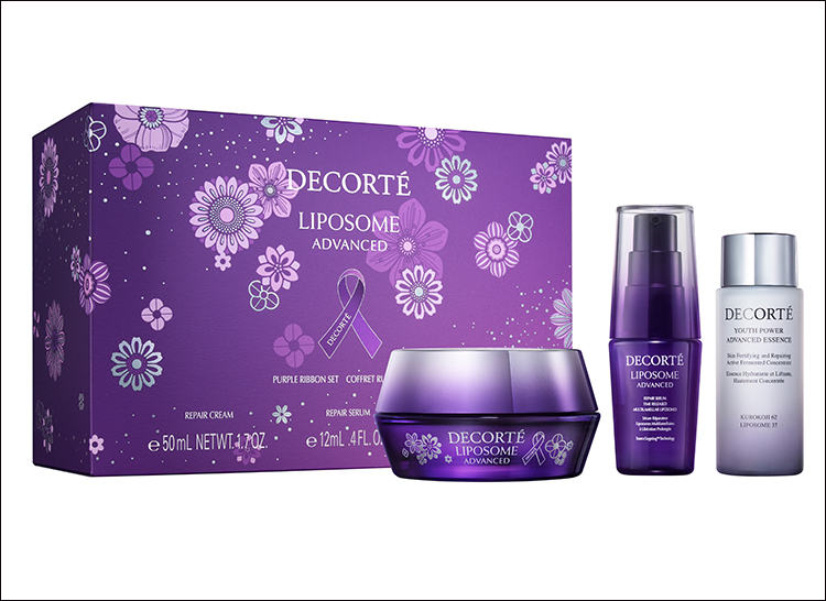〈コスメデコルテ〉リポソーム アドバンスト リペアクリーム パープルリボン セット 2025