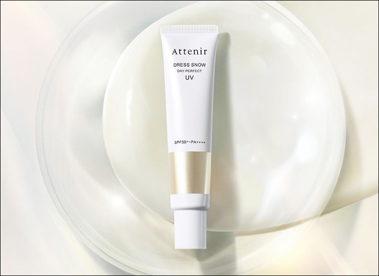 〈アテニア〉薬用美白・シワ改善 日中用乳液『ドレススノー デイ・パーフェクトUV』【医薬部外品】