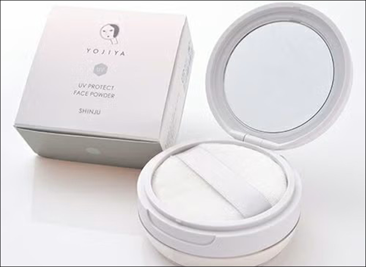 〈よーじや〉UVプロテクト フェイスパウダー(真珠の色・伽羅の色・雲母の色)