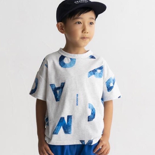 〈ワンダーアパートメント〉天竺アートロゴプリントTシャツ