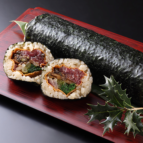 〈紫野和久傳〉牛と春のにがみ寿し