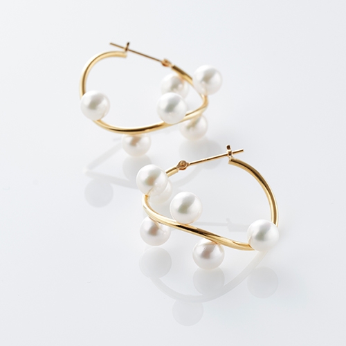 〈JEWELILYTOKYO〉Akoya Pearl Pierce（アコヤパールピアス）