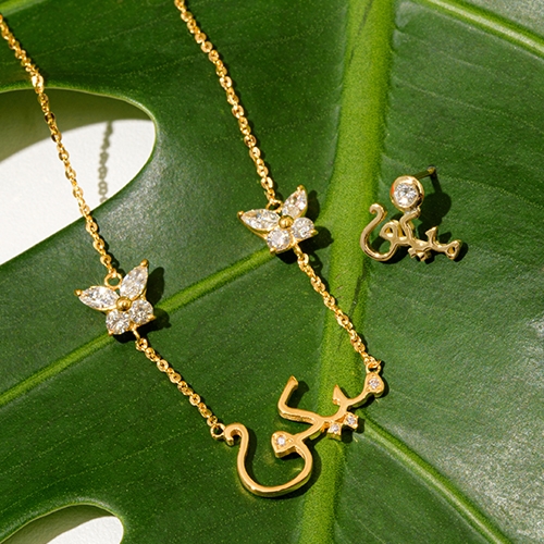 〈JEWELILYTOKYO〉オートクチュールアラビックネックレス