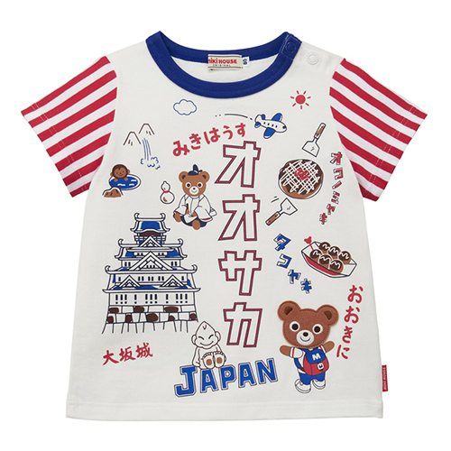 〈ミキハウス〉ご当地Tシャツ★大阪