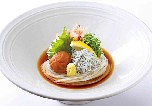 〈つるとんたん TOP CHEFS〉紀州南高梅としらすさっぱりおろしのおうどん