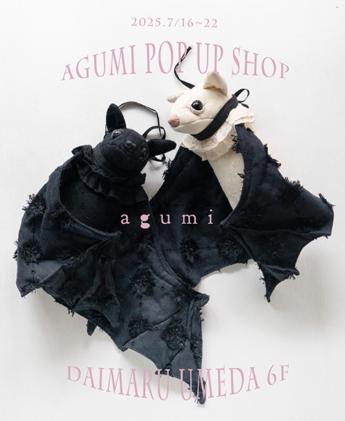 〈agumi〉pop up shop