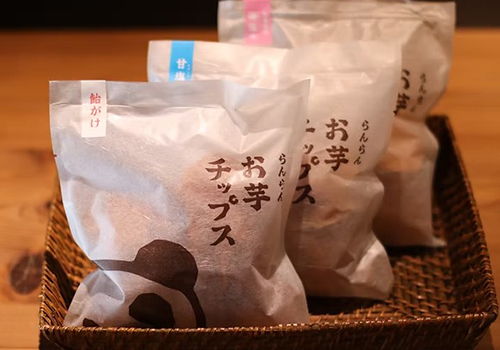 グローサリー〈氷とお芋の専門店らんらん〉お芋チップス 甘塩