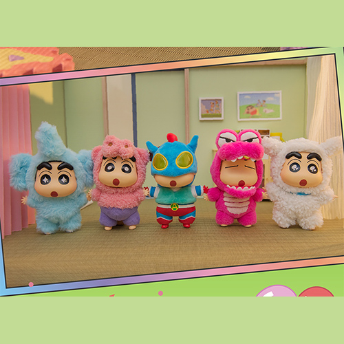 CRAYON SHINCHAN PLAY PARTY Series Vinyi Plush Blind box