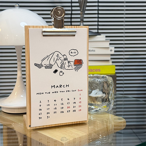 uca U 2026卓上カレンダー(スタンド付)