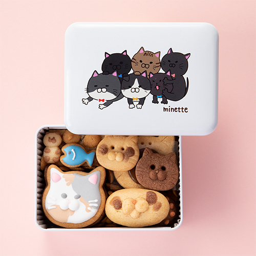 〈パティスリー ミネット〉猫缶