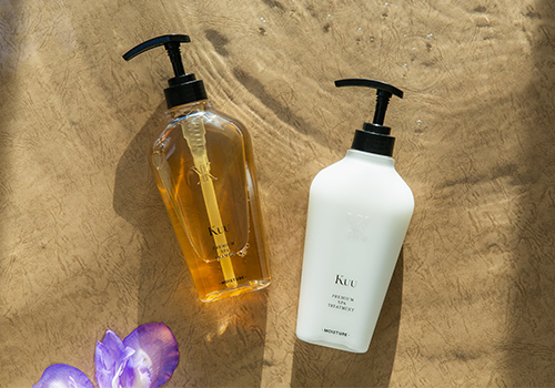 〈Kuu〉PREMIUM SPA SHAMPOO＆TREATMENT -MOISTURE- SET