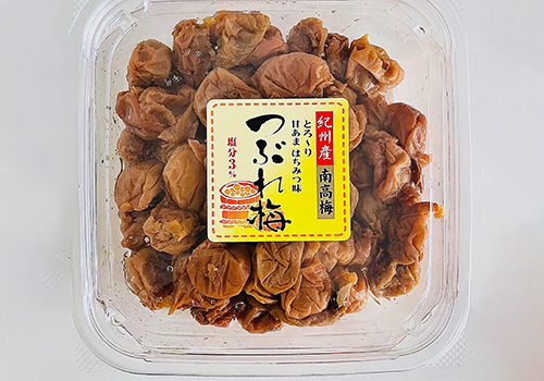 〈グローサリー〉〈トノハタ〉紀州南高梅つぶれ梅はちみつ味 塩分3％