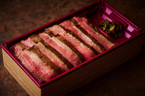 〈勝福惣店〉熟成昆布〆 ビフテキ重 大福