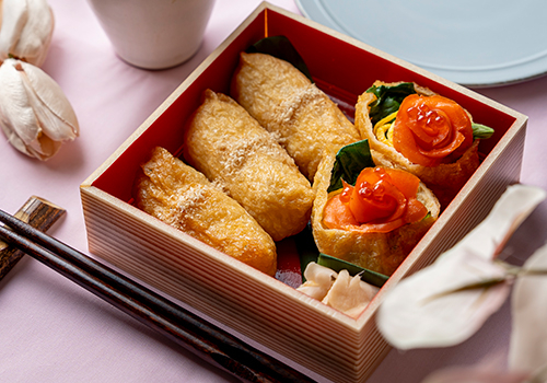 〈いなりと巻き寿司 むろや〉春爛漫いなり