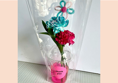 〈サトウ花店〉フラワーカップブーケ