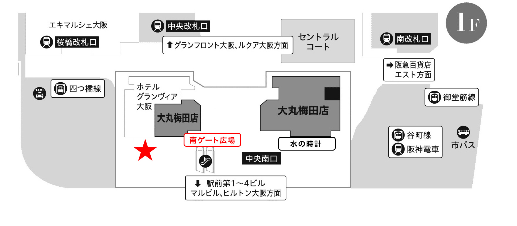 1階南ゲート広場