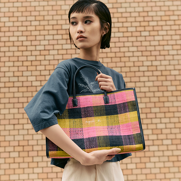 アニエスベー　ラフィアトートバッグ ラフィア トートバッグ ABX04－01 | agnes b. (Women