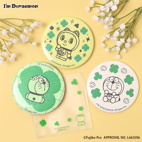 I'M DORAEMON POP-UP STORE グリッター缶ミラー