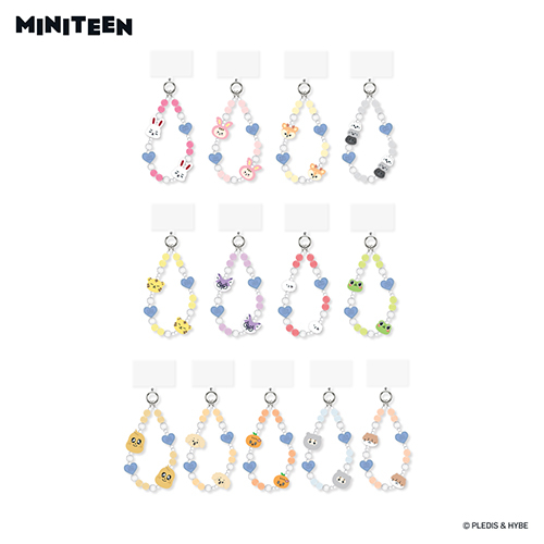 MINITEEN BEADS STRAP KEYRING