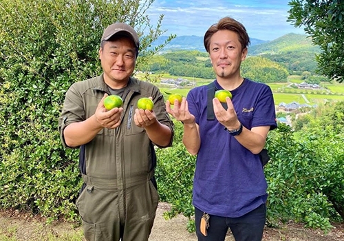 生産者さんとの写真