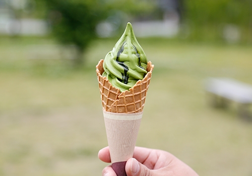 村抹茶ソフトクリーム