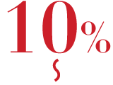 10％